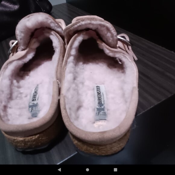 Birkenstock Cream Mules - Picture 5 of 8